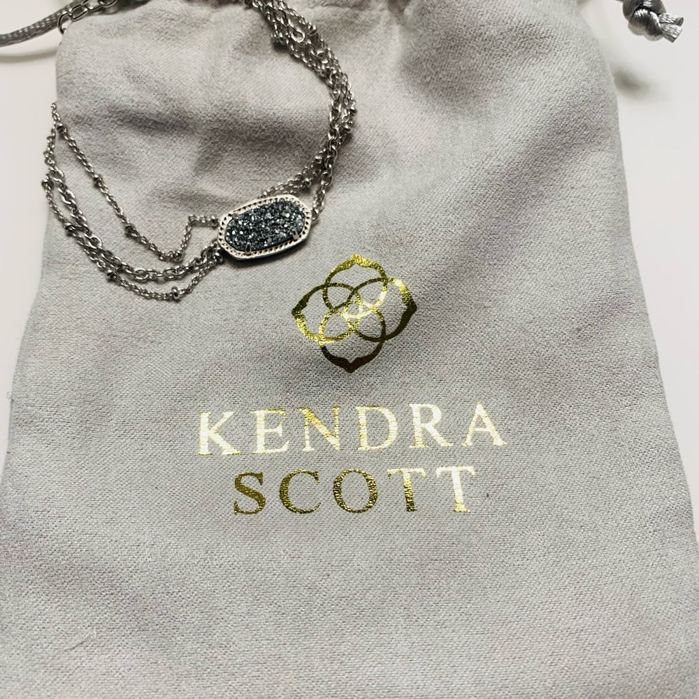 Kendra Scott small silver Elaina bracelet